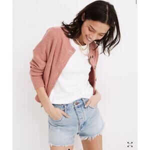 NWT Madewell Relaxed Denim Shorts Size 28